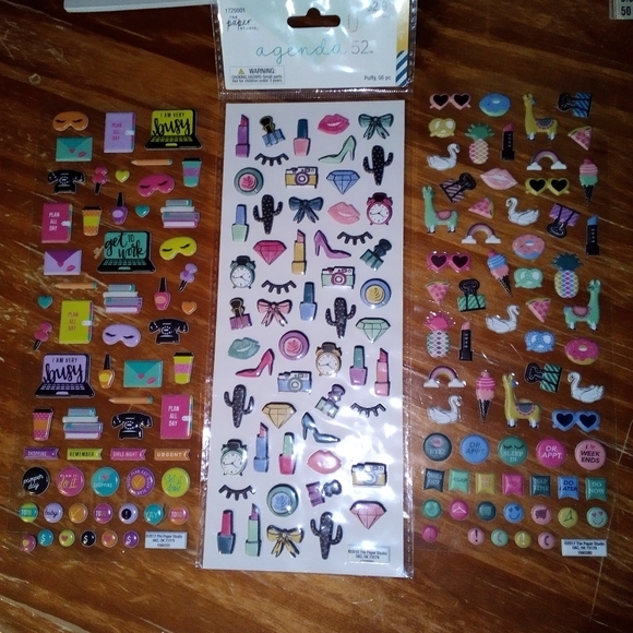 Bundle of Agenda 52 stickers, paper inserts, & more - Picture 3 of 10